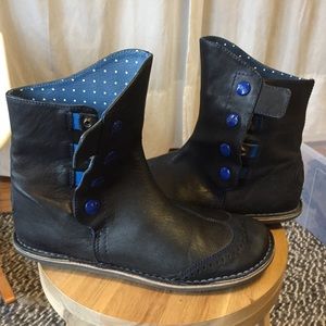 Black Camper Boots Size 38